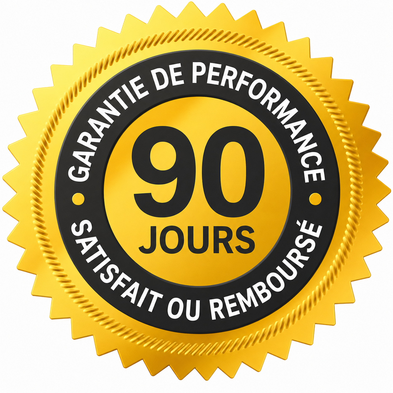 Garantie satisfait ou remboursé sous 90 jours